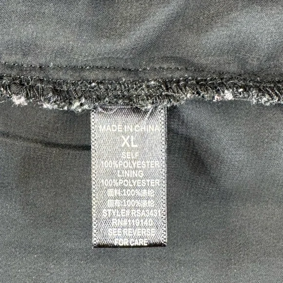 Purple Snow Black Lace Sheer Halter Top - XL - Picture 11 of 11